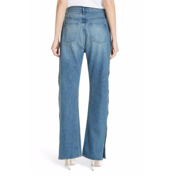 New 3x1 NYC Joy Snap Away Trouser/Wide Leg Jeans - Picture 5 of 10